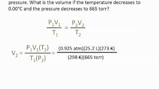 Pressure Volume and Temperature Relationships  Chemistry Tutorial [upl. by Grenville778]