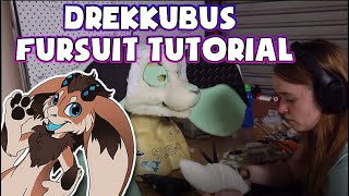 Fursuit Head Tutorial  DREKKUBUS [upl. by Iva]