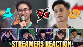 Streamers reaction to Aurora Avenging FNOP Against RRQ in SPS😱😱 [upl. by Lionel202]