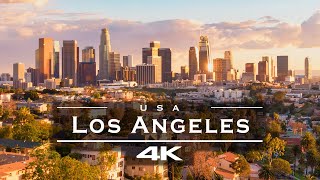 Los Angeles  California USA 🇺🇸  by drone 4K [upl. by Irb]