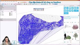 Tạo địa hình với bộ công cụ Sandbox trong Sketchup [upl. by Kono]