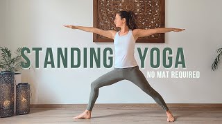 10 MIN STANDING YOGA ROUTINE  Full body stretch  No mat needed [upl. by Siddra331]