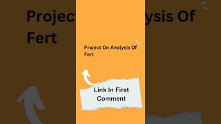 Project On Analysis Of Fertilizers For Class 12 [upl. by Hendry]