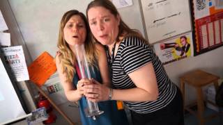 Alfreton Grange Staff  Glee  Dont Stop Believing  Year 11 Leavers Video [upl. by Robin318]