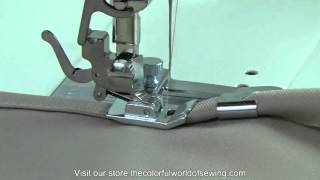 Sewing Basic amp Creative Hems with the Wide Hemmer Foot Set [upl. by Nirhtak]