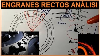 DISEÑO DE ENGRANES RECTOS y análisis de interferencia [upl. by Springer]