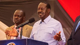 LIVE Raila Odinga finally exposing President Rutos mega oil corruption scandal [upl. by Yllak]