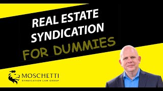 Real Estate Syndication for Dummies [upl. by Dafodil]