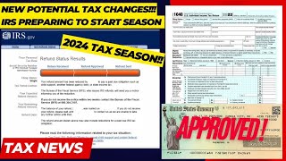 2024 IRS TAX REFUND UPDATE  UPDATED TAX CHANGES Refund Delays Amended Returns ID Verification [upl. by Umeko]