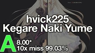 Stream Highlight hvick225  Asriel  Kegare Naki Yume Sognare 8 10x miss 7321683x 9903 [upl. by Eusassilem]