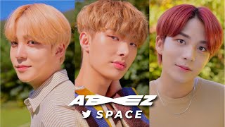 ENG SUB 210722 ATEEZ TWITTER SPACE  Yunho Mingi Jongho [upl. by Ahsyle]