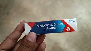 mahaflox ointment used in Hindi ll how to apply an eye ointments ll mahaflox ointment how to apply [upl. by Gotthelf944]