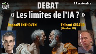 Débat —Les limites de lIA— ENTHOVEN vs M PHI [upl. by Devlin]