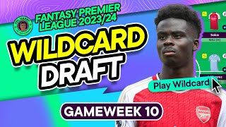 MY FPL GW10 WILDCARD DRAFT  Trippier vs Haaland vs No Haaland  Fantasy Premier League Tips 202324 [upl. by Lonergan]