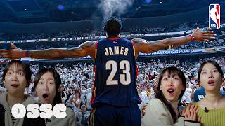 Korean Girls React To LeBron James Insane Moments  𝙊𝙎𝙎𝘾 [upl. by Dikmen]