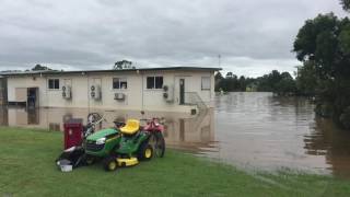 Flooding Near Lismore Showground [upl. by Euqinommod]