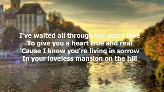 A Mansion On The Hill by Hank Williams  1948 with lyrics [upl. by Piegari472]