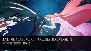 Lend me your voice  Belle Orchestral Version  Instrumental [upl. by Ahsiekal]