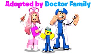 I got Adopted by DOCTOR FAMILY in BrookHaven 🏥💊Roblox [upl. by Eytak]