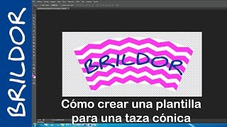 Cómo hacer una plantilla para taza cónica [upl. by Akemehs]