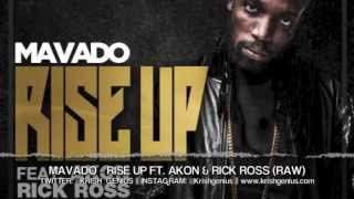 Mavado  Rise Up ft Akon amp Rick Ross Raw [upl. by Wendeline]