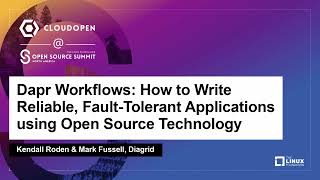 Dapr Workflows How to Write Reliable FaultTolerant Applications  Kendall Roden amp Mark Fussell [upl. by Junko576]