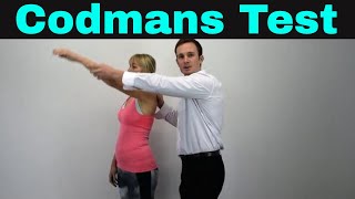 Codmans drop arm shoulder special test for rotator cuff supraspinatus tear [upl. by Assenad]