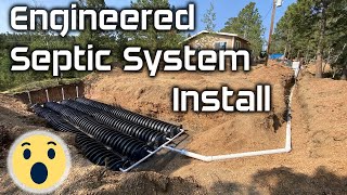 Installing an Engineered Septic System Time Lapse [upl. by Arvind656]