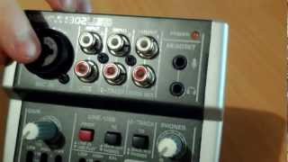 Behringer Xenyx 302USB audio mixer teardown [upl. by Isidora]