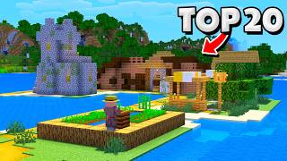 20 NEW Village Seeds for Minecraft 1211 Best Java Edition Seeds [upl. by Tisdale823]