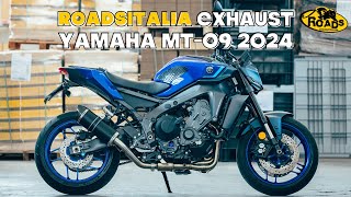 YAMAHA MT09 2024 ROADSITALIA EXHAUST SOUNDCHECK [upl. by Ofilia]