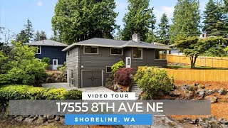 Shoreline Home For Sale  17555 8th Ave NE Shoreline WA  McDonald Real Estate Group [upl. by Nylehtak]