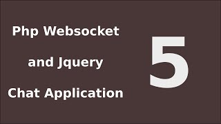 Php Chat Application System Tutorial Websocket and Jquery  5 Implement Chat Form [upl. by Namaan]