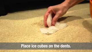 How to Fix Furniture Dents in Carpet  Home Hacks [upl. by Omik]