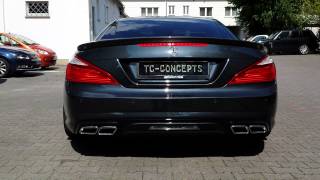 Mercedes SL500 R231 Exhaust Sound TC Concepts [upl. by Acinnod]