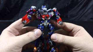 SciFi Revoltech 030  DotM Optimus Prime Review Part 1 [upl. by Esirtal]