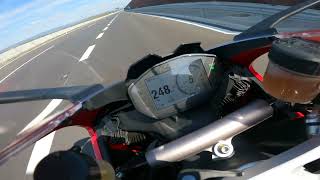 Ducati Panigale V2 acceleration amazing speed [upl. by Alekram639]