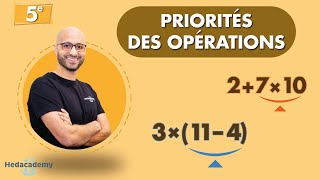 PRIORITÉ DES OPÉRATIONS  5ᵉ [upl. by Nasar]