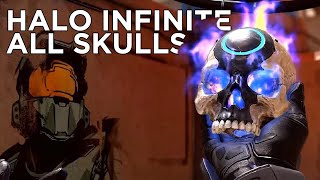 Halo Infinite  ALL 12 SKULLS LOCATIONS Campaign Skulls [upl. by Gilford]