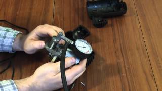 Brookstone 250psi air compressor fail and autopsy [upl. by Otir]