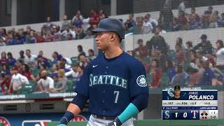 MLB The Show 24  Seattle Mariners vs Texas Rangers [upl. by Diver118]