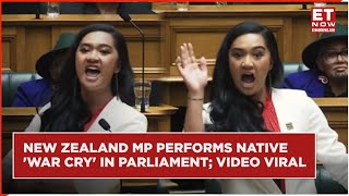 Viral  New Zealands Youngest MP Stuns Parliament With First Speech Performs Maori Haka [upl. by Esilahc]