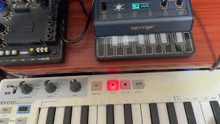 How to connect Behringer JT4000 to external midi keyboard without DAW [upl. by Neliac271]