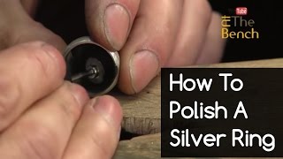 How To Polish A Silver Ring  Making a Silver Ring  Making Your Own Jewellery [upl. by Harelda191]