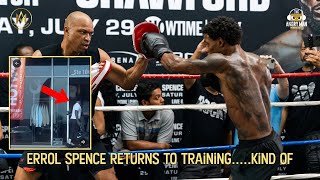 ERROL SPENCE RETURNS TO TRAINING FOR REMATCH AGAINST TERENCE CRAWFORDKIND OF [upl. by Deibel]