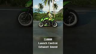 Kawasaki Z1000R Launch Control  Exhaust Sound and Top SPEED [upl. by Paik470]