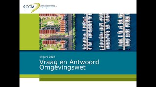 Webinar Omgevingswet en register wet en regelgeving [upl. by Arej570]