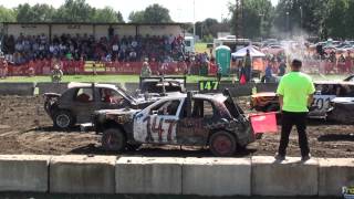 Petrolia Demolition Derby 2012  Heat 7 Pro Mod [upl. by Survance914]