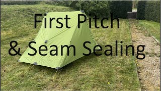 3FUL Lanshan 2 Pro First Time Pitching amp Seam Sealing [upl. by Jephthah155]