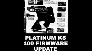 PLATINUM KARAOKE KS100 FIRMWARE UPDATE [upl. by Carol]